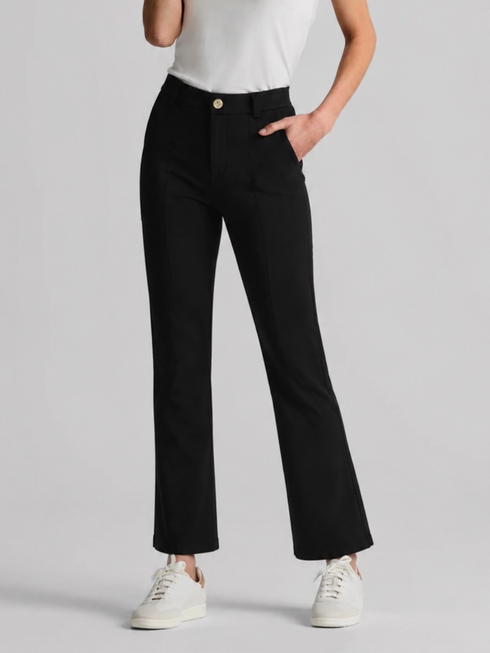 St. John Sport Black Dress Pant, 14